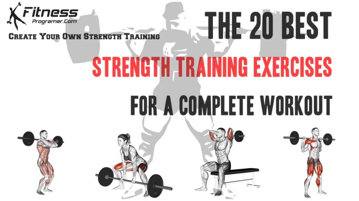 Strength training exercises